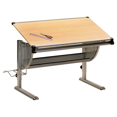 Inter Link Ergonomischer Schülerschreibtisch – Höhenverstellbar (55–78 Cm), Mit Schublade, Weiß/grau